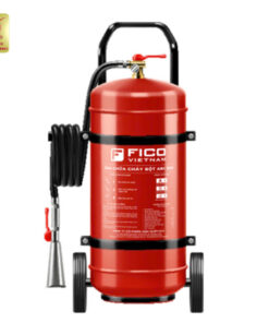 Bình bột chữa cháy xe đẩy - Bột ABC 35KG FICO được chế tạo trực tiếp trên dây chuyền công nghệ hiện đại